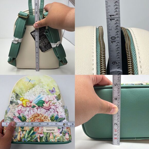 Loungefly Disney Tinker Bell Floral Mini Backpack NEW main image 5
